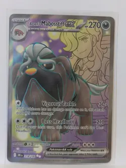 NM/M - Arven's Mabosstiff ex 218/182 - Holo - Destined Rivals - Pokemon Card TCG - Image 1