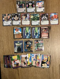 Lot of Vintage Funmation Dragon Ball Z Trading Cards And TCG. See Pics - Image 1