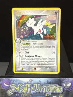Pokemon Card Togetic 14/109 STAMPED Rare Reverse EX Team Rocket Returns Played - Image 1