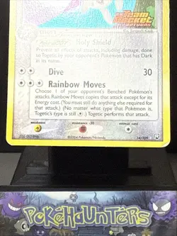 Pokemon Card Togetic 14/109 STAMPED Rare Reverse EX Team Rocket Returns Played - Image 3