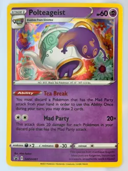 Polteageist - Promo Holo SWSH: Sword & Shield Promo Cards SWSH081 NM - Image 1