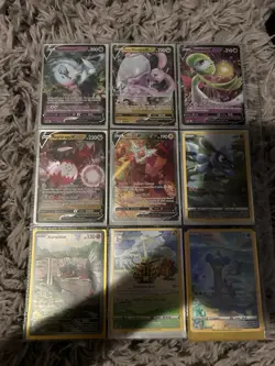 Pokemon TCG V, EX, VSTAR, Trainer Card Lot Holo Foil Full Art Hatterene Goodra - Image 2