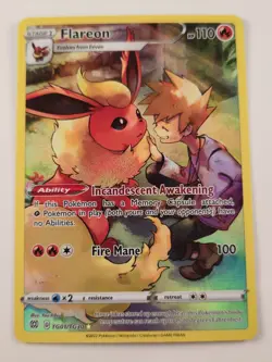 Pokemon Card TCG - Flareon TG01/TG30 (Trainer Gallery) - Brilliant Stars - LP - Image 1