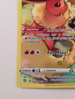 Pokemon Card TCG - Flareon TG01/TG30 (Trainer Gallery) - Brilliant Stars - LP - Image 5