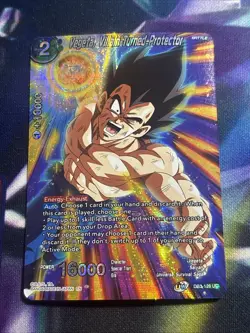 Vegeta Villain Turned Protector Alt Art Foil Dragon Ball Super Card Game | NM - Image 1