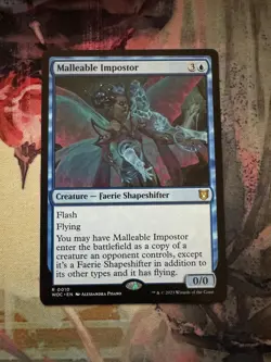 Malleable Impostor 10 Rare Commander: Wilds of Eldraine Magic: The Gathering NM - Image 1