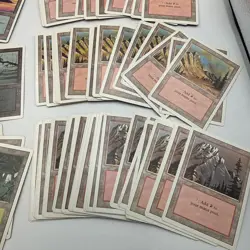 300x MTG Revised Vintage Basic Land Plains Forest Mountain Swamp Island Lot LP - Image 2