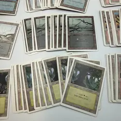 300x MTG Revised Vintage Basic Land Plains Forest Mountain Swamp Island Lot LP - Image 3