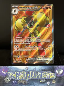 Pokemon Card Armarouge EX SVP 125 Black Star Promo Holo Rare NM - Image 1