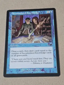 Accumulated Knowledge #26 [Nemesis] MTG Regular NM - Image 1
