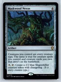 MASKWOOD NEXUS 279 RARE COMMANDER: BLOOMBURROW MAGIC: THE GATHERING NM - Image 1