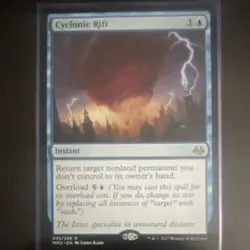 Wizards Cyclonic Rift Modern Masters 2017 Rare Blue Instant Regular - Image 1