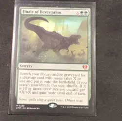 Wizards Finale of Devastation Commander Masters Mythic Green Sorcery 289 Regular - Image 1