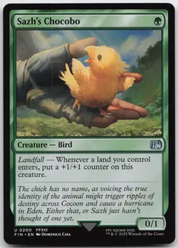 Sazh's Chocobo Foil (200) FINAL FANTASY NM - MTG - Image 1