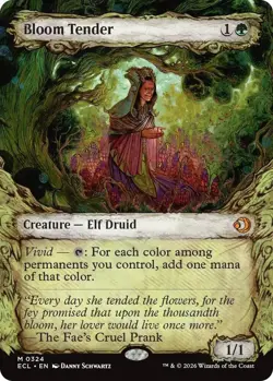 Magic The Gathering Bloom Tender (0324) (Showcase), Lorwyn Eclipsed (ECL) - Image 1
