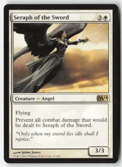 MTG - Seraph of the Sword #31 - Regular - M14 Magic 2014 - Image 1