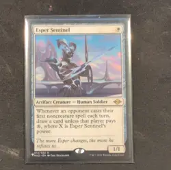 Wizards Esper Sentinel Modern Horizons 2 Rare Artifact Creature Regular - Image 1