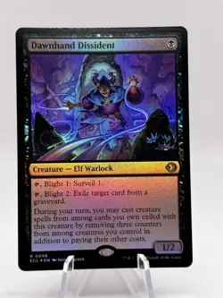 Dawnhand Dissident 0098 Foil Lorwyn Eclipsed ECL MTG NM - Image 1