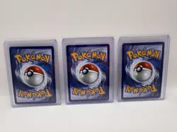 Pokemon TCG Basic Card Lot Charmander Bulbasaur Squirtle English Regular 3 Cards - Image 2