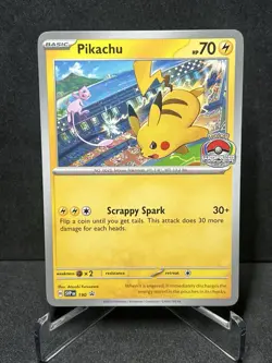 Pokemon Pikachu 190 2024 World Championships Black Star Promo Near Mint - Image 1