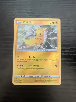 Pikachu 66/236 Common Cosmic Eclipse Pokemon Reverse Holo Near Mint - Image 1