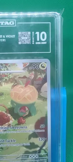 TAG 10 GEM MINT Appletun 211/191 Sv08: Surging Sparks Holo Pokemon Full Art IR - Image 4
