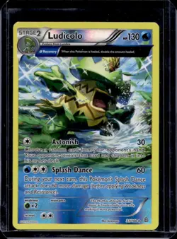 2015 Pokemon XY Primal Clash Ludicolo Reverse Holo #37/160 - Image 1