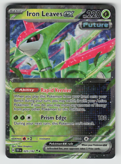Iron Leaves ex Pokemon Temporal Forces 025/162 Double Rare NM - Image 1