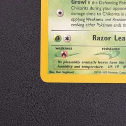 Pokemon TCG Chikorita Neo Genesis 55/111 Common First Edition - NM - Image 5