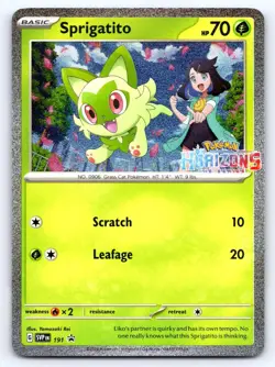 Sprigatito 191 Holo Promo Scarlet & Violet Promo Pokemon Near Mint - Image 1