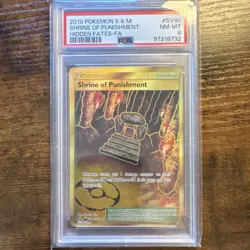 Pokemon Shrine of Punishment SV90/SV94 Hidden Fates Shiny Vault PSA 8 2019 - Image 1