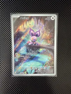 Noibat 169/159 Sv09: Journey Together Holo Illustration Rare Pokemon TCG - Image 1