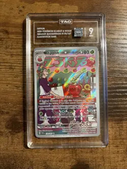 2024 Pokemon Scarlet & Violet Dipplin Illustration Rare #170/167 TAG 9 - Image 1