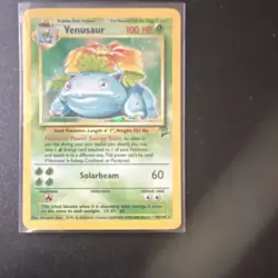 Pokemon Venusaur Base Set Holo Rare 18/130 English 100 HP Wizards 1999 - Image 1