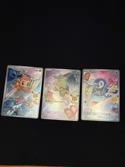 Pokemon 30th First Partners Turtwig Chimchar Piplup 30th-P-011 3Pcs Set - Image 1