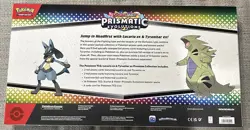 SEALED Pokemon Prismatic Evolutions Lucario Ex & Tyranitar Ex Premium Collection - Image 2
