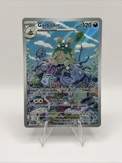 Garbodor 204/182 Sv04: Paradox Rift Holo Illustration Rare Pokemon TCG NM/M - Image 1