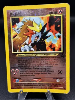 Pokemon TCG Entei Wizards Black Star Promos 34 Holo Promo Promo - Damaged - Image 1