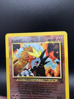 Pokemon TCG Entei Wizards Black Star Promos 34 Holo Promo Promo - Damaged - Image 3