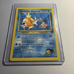 GIOVANNI'S MAGIKARP 73/132 COMMON GYM CHALLENGE POKEMON UNLIMITED LP - Image 1