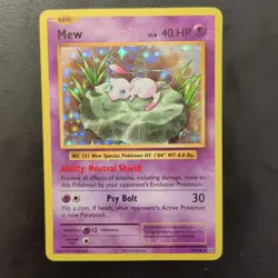 Pokemon TCG Mew 53/108 XY Evolutions 2016 Holo Rare MP/LP - Image 1