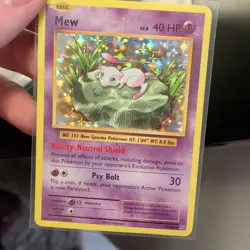 Pokemon TCG Mew 53/108 XY Evolutions 2016 Holo Rare MP/LP - Image 5