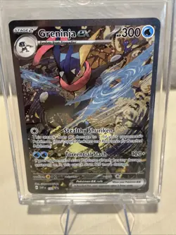 🔥 Greninja EX #132 SV Black Star Promo SIR Pokemon TCG Shrouded Fable Alt Art - Image 2