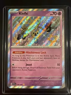 Klefki 159/091 - Pokemon TCG - Paldean Fates Shiny Rare Holo - NM - Image 1