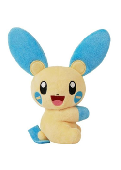 Pokemon TCG Chinese SC Nuzzle Cheeks Plush Gift Box – Opened Minun - Image 1