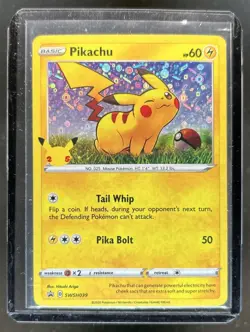2021 Pokemon 25th Anniversary General Mills Promo Pikachu #SWSH039 - Image 1
