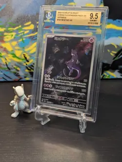 BGS 9.5 GEM MINT ✨ Mewtwo 183/165 Holo AR 151 sv2a Pokemon Card 🧬 Japanese 🌆 - Image 1