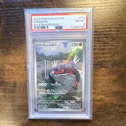 Pokemon PSA 8 2023 English SV Scarlet & Violet Promo Koraidon 014 Holo - Image 1