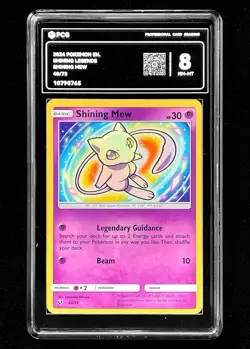 2017 POKEMON SHINING LEGENDS #40 SHINING MEW HOLO - Image 1