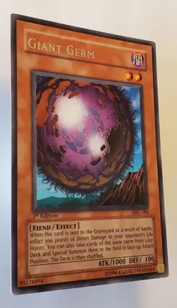 Yu-Gi-Oh! Giant Germ MRL-085 Magic Ruler 1st Edition VINTAGE 2002 Near Mint - Image 2